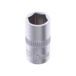 Головка  1/4"  9мм 6 гранная "AV Steel"