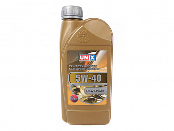 Масло моторное UNIX Platinum SN/CF 5W40 синт. 1л