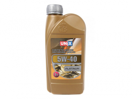 Масло моторное UNIX Platinum SN/CF 5W40 синт. 1л