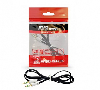 Кабель аудио AUX "AVS" (1м) AU-61 3,5 jack - 3,5 jack