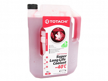 Антифриз красный  4кг TOTACHI SUPER LONG LIFE Coolant Red -40C