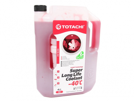 Антифриз красный  4кг TOTACHI SUPER LONG LIFE Coolant Red -40C