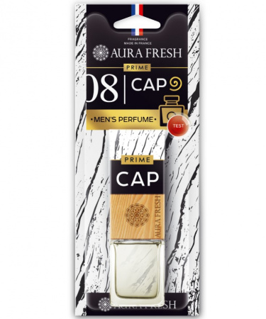 Ароматизатор подвесной с деревянной крышкой "AURA FRESH PRIME CAP № 8" (LACOSTE - LACOSTE ESSENTIA)