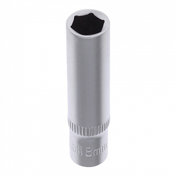Головка  1/4"  8мм 6 гранная "AV Steel" высокая