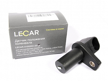 Датчик положения коленвала 1118,2108-2115,2170,21214,2123 инж "LECAR"  (фирм.упак)