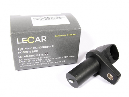 Датчик положения коленвала 1118,2108-2115,2170,21214,2123 инж "LECAR"  (фирм.упак)