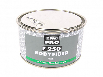 Шпатлевка (0.75 кг) "Body" 250 Fiber  п/э (зеленая) со стекловолокном