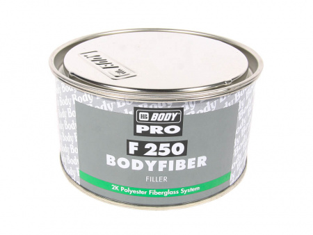 Шпатлевка (0.75 кг) "Body" 250 Fiber  п/э (зеленая) со стекловолокном