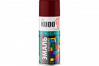 Краска аэрозольная вишневая "KUDO" (520 мл)