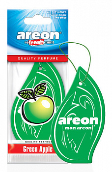 Ароматизатор подвесной картонный "AREON MON CLASSIC" "Refreshment" Green Apple