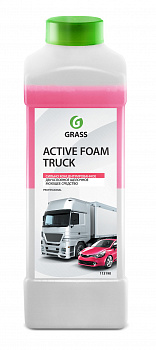 Автошампунь для БЕСКОНТАКТНОЙ МОЙКИ  1 л "GRASS" "Active Foam Truck"  для грузовиков