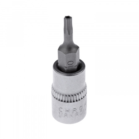 Головка  1/4" со вставкой TORX TН10 с отверстием "AV Steel"