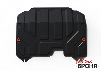 Защита картера Hyundai ix35 (10-) V-2.0, KIA SPORAGE (10-) с креп. "АвтоБРОНЯ"