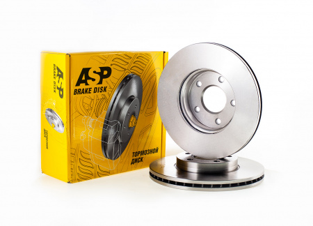 Диск тормозной  FORD FOCUS II/VOLVO S40 II передний вент. "ASP"