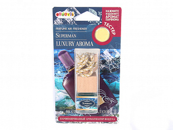 Ароматизатор подвесной с деревянной крышкой "Fouette Luxury Aroma" Superman