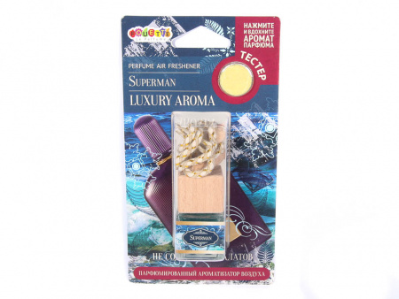Ароматизатор подвесной с деревянной крышкой "Fouette Luxury Aroma" Superman