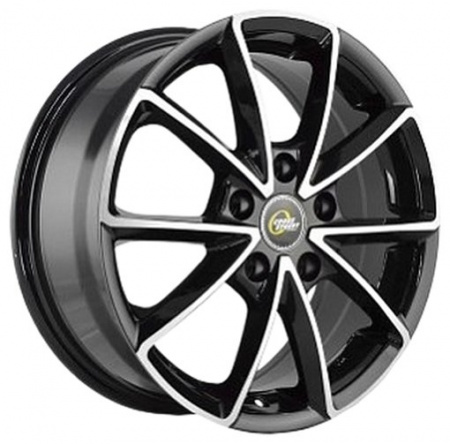 Диск колеса литой Cross Street CR-01 BKF 6,5*16/5*114,3 d60,1 ЕТ45