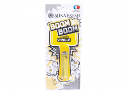 Ароматизатор подвесной гелевый "AURA FRESH BOOM BOOM Vanilla" (Ваниль)