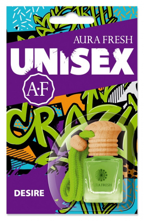 Ароматизатор подвесной с деревянной крышкой "AURA FRESH" UNISEX Desire
