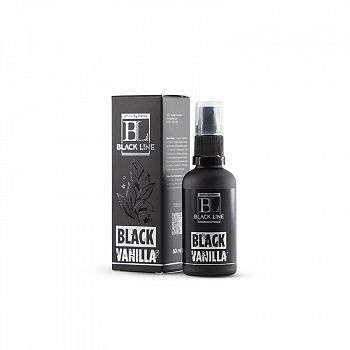 Ароматизатор спрей "Shine Systems" Black Line Black Vanilla (50 мл) для дома и авто