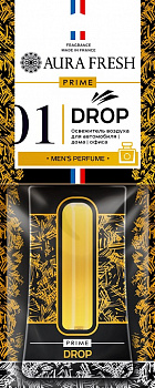Ароматизатор подвесной картонный "AURA FRESH PRIME Drop № 1" (DIOR EAU SAUVAGE)