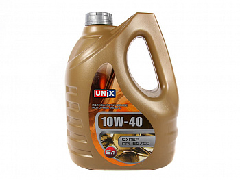 Масло моторное UNIX SG/CD 10W40 п/синт. 5л