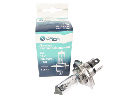 Лампа галоген H4  12/60/55W P43t "YADA"