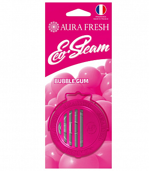 Ароматизатор на панель приборов "AURA FRESH ECO STEAM Bubble Gum" (Бубль Гум)