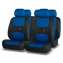 Чехлы а/м унив. "AUTOPREMIER" "Carbon" сетка с эфек.карбона боковой AIRBAG (11пр.) чер/син.