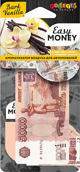 Ароматизатор подвесной "5000 рублей" "Easy Money" (Dark Vanilla)