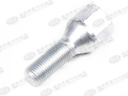 Болт колеса М12*1,25 (50/25, ключ 17, конус, цинк)  3110