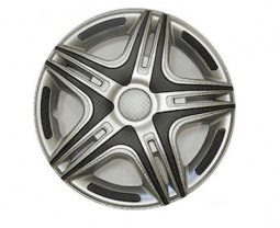 Колпаки декоративные 14" (к-т 2шт) "Дакар Super Silver"