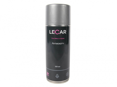 Очиститель наклеек, клея (520 мл) "LECAR" (аэрозоль)  антискотч