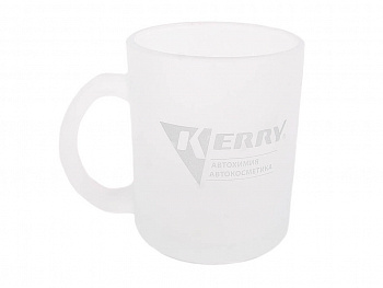 Кружка стеклянная матовая KERRY