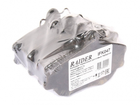 Колодки тормозные передние  Largus, Logan (04-),Sandero (08-) (к-т 4шт) "RAIDER"