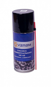 Смазка универсальная (210 мл) (аэрозоль) "Verem"VR40 проникающая