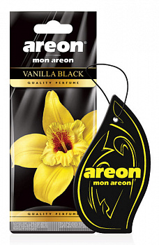Ароматизатор подвесной картонный "AREON MON AREON" Vanilla Black