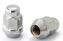 Гайка колеса М12*1,5 (35, кл.19, конус, закрытая, хром) CHERY, CHEVROLET, FORD, OPEL, VOLVO