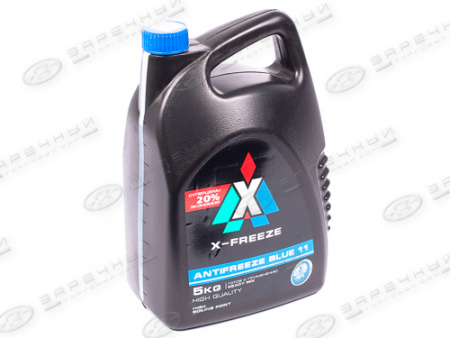 Антифриз синий  5кг G11 Drive X-Freeze (Тосол-Синтез) (-40)