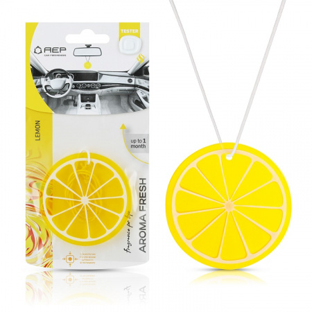 Ароматизатор подвесной "AЕР" "AROMA FRESH" Lemon