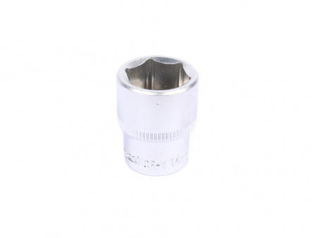 Головка  1/4" 14мм 6 гранная "AV Steel"