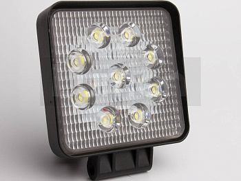 Фара доп. светодиодная "Lumen" прямоуг. 27Вт ближ.света 125*107мм 9-32В