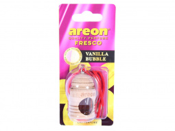 Ароматизатор подвесной с деревянной крышкой "AREON FRESCO" Vanilla Bubble