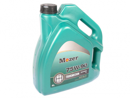 Масло трансмиссионное MOZER 75W90 GL-4 п/синт 4л