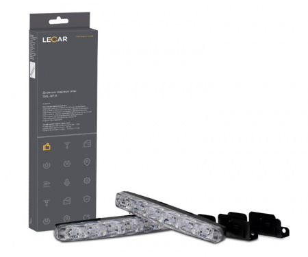Дневные ходовые огни LECAR DRL-HP-L6