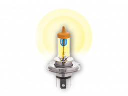 Лампа галоген H4  12/60/55W P43t к-т 2шт "KRAFT" Pro All Weather 3000K