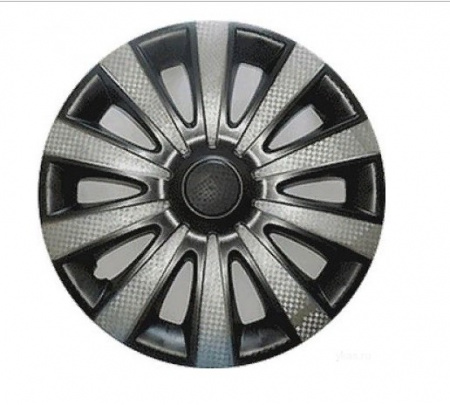 Колпаки декоративные 15" (к-т 2шт) "Карат Super Black"