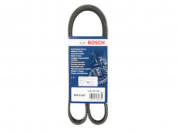 Ремень генератора Largus, Logan, Sandero с ГУР (5PK1110) без конд. "BOSCH"