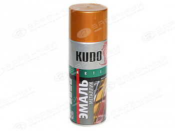Краска аэрозольная золото металлик "KUDO" (520 мл)