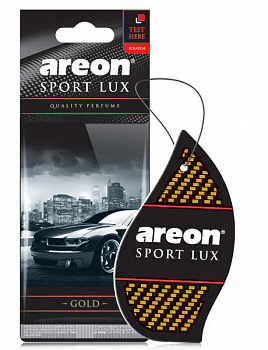 Ароматизатор подвесной картонный "AREON LUX SPORT" GOLD